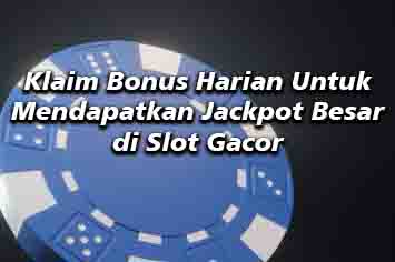 Slot Gacor Selalu Sediakan Berbagai Macam Nilai Bonus Besar post thumbnail image